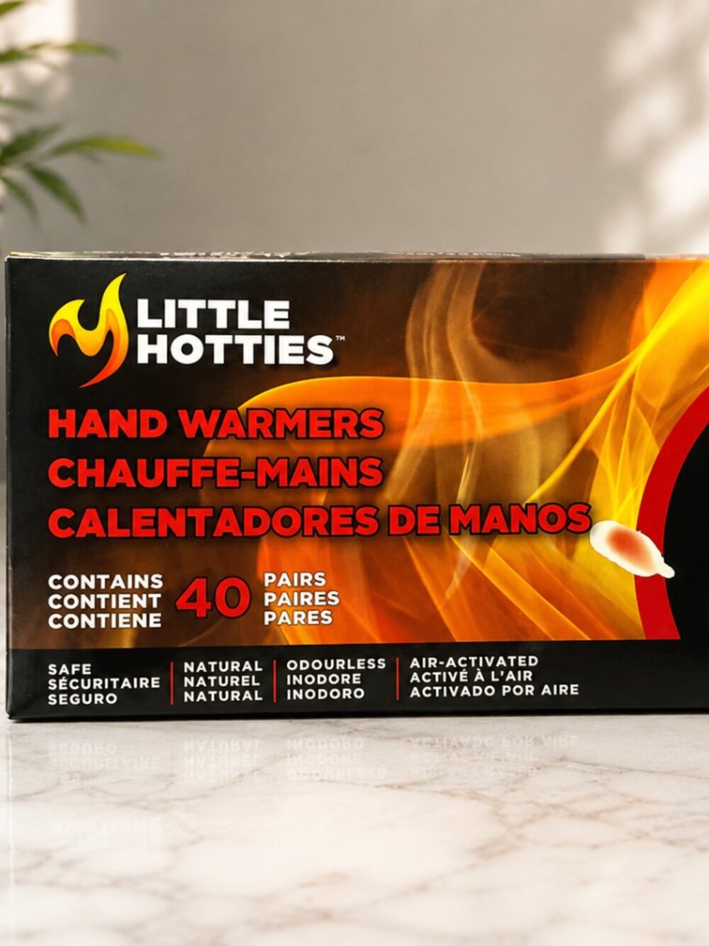 Little Hotties Hand Warmers – 40 Pairs – Up to 8 Hours Air Activated Heat